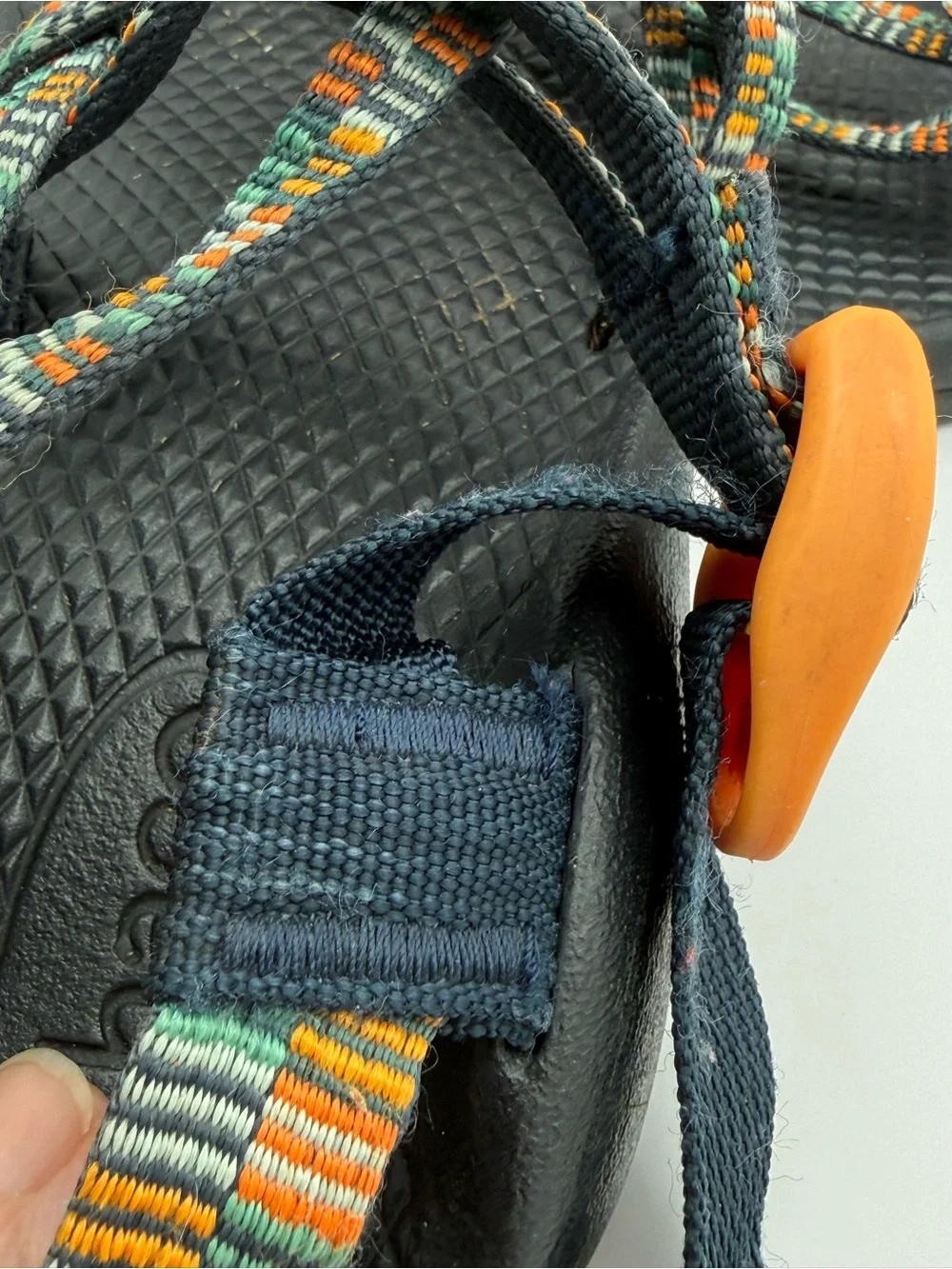 Chaco Kids ZX/1 EcoTread Slingback Sport Outdoor Sandals Navy Multicolor Size 1